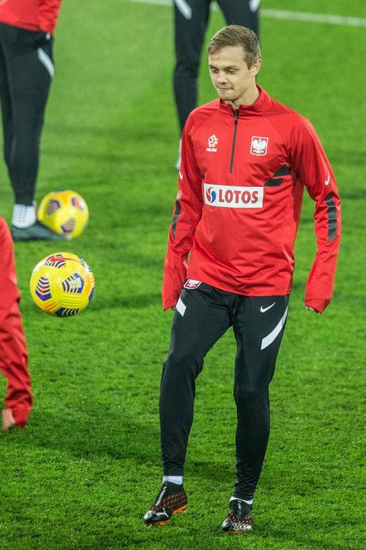 Football. Poland national team. Training. 09.11.2020