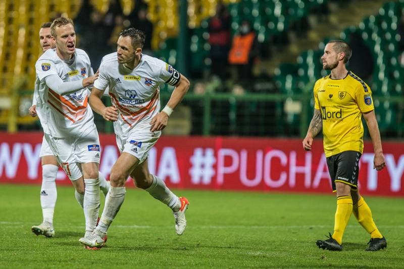 Football. Fortuna Puchar Polski. GKS Katowice - Bruk-Bet Termalica Nieciecza. 27.10.2021