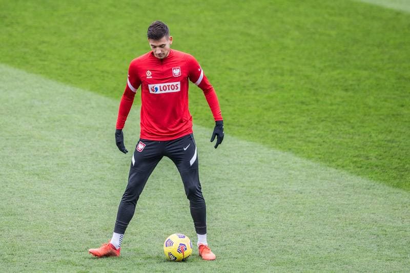 Football. Poland national team. Training. 12.11.2020