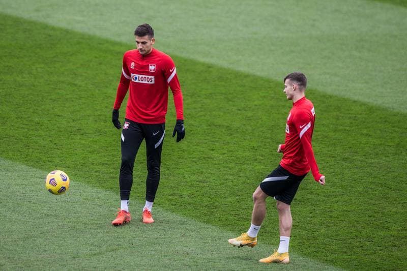 Football. Poland national team. Training. 12.11.2020