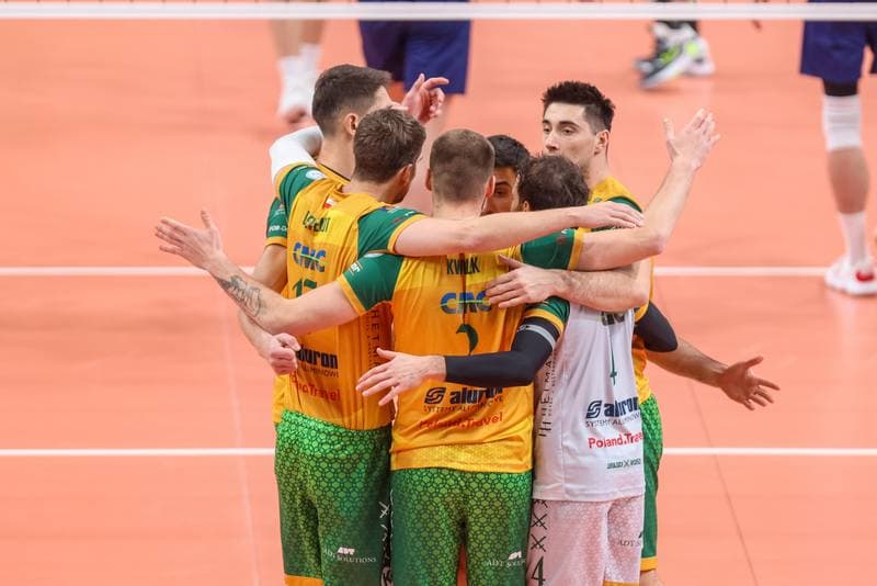 Volleyball. CEV Volleyball Cup. Aluron CMC Warta Zawiercie - Hebar Pazardzik. 23.11.2023