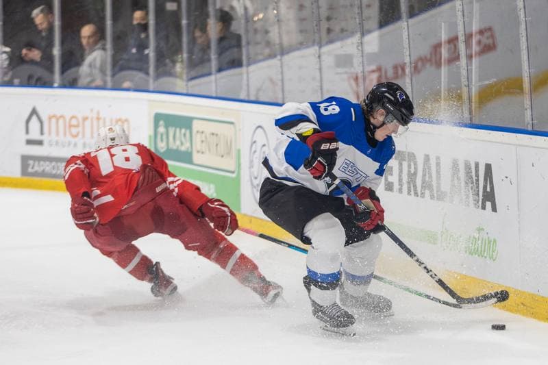 Ice Hockey. U20 World Championship Division 1B. Poland - Estonia. 11.12.2022