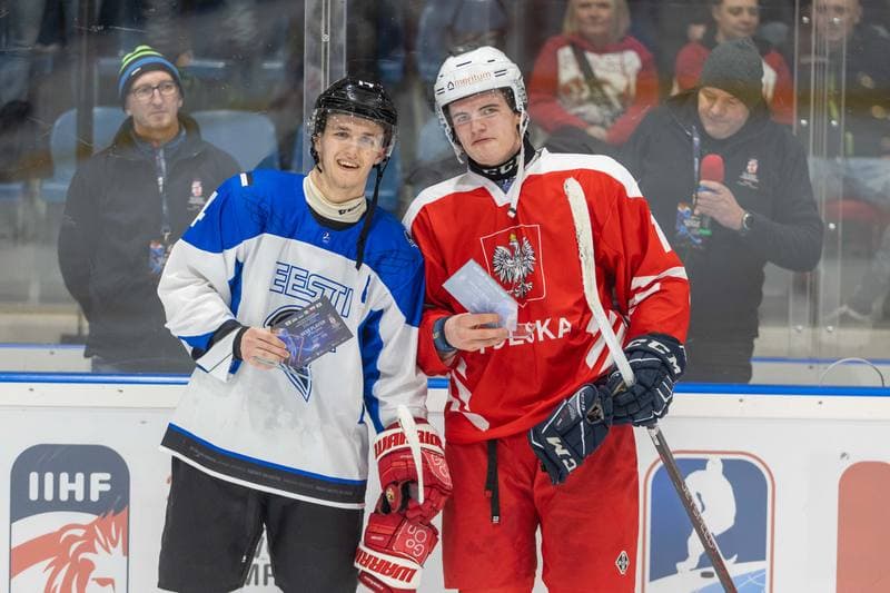 Ice Hockey. U20 World Championship Division 1B. Poland - Estonia. 11.12.2022