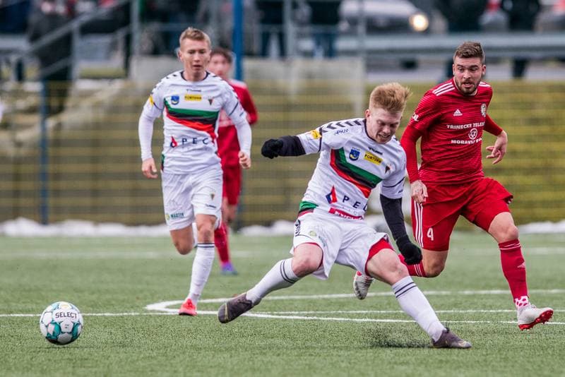 Football. Sparing. GKS Tychy - Fotbal Trinec. 23.01.2021