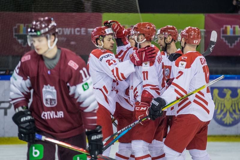 Ice Hockey. Three Seas Tournament. Poland - Latvia. 21.04.2021