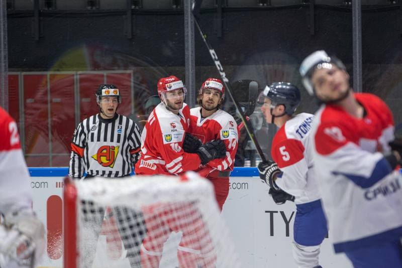 Ice Hockey. World Championship Division 1 Group B. Serbia - Poland. 29.04.2022