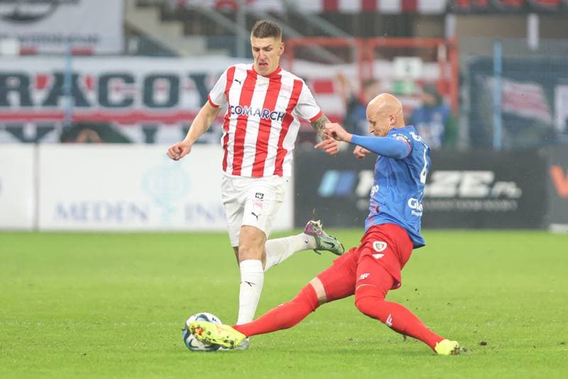 Football. PKO BP Ekstraklasa. Piast Gliwice - Cracovia Krakow. 23.02.2024