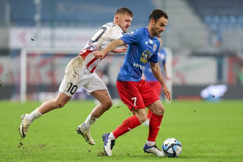 Football. PKO BP Ekstraklasa. Piast Gliwice - Cracovia Krakow. 23.02.2024