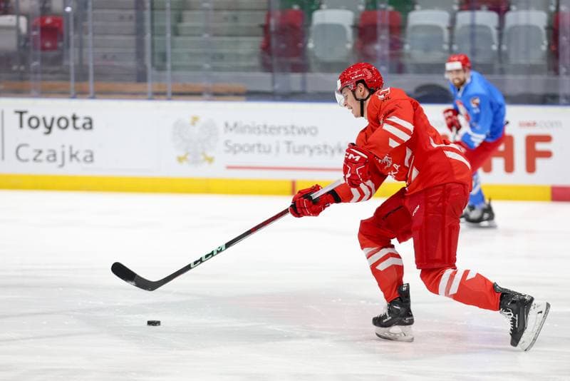 Ice Hockey. Poland national team. Training. 30.04.2024