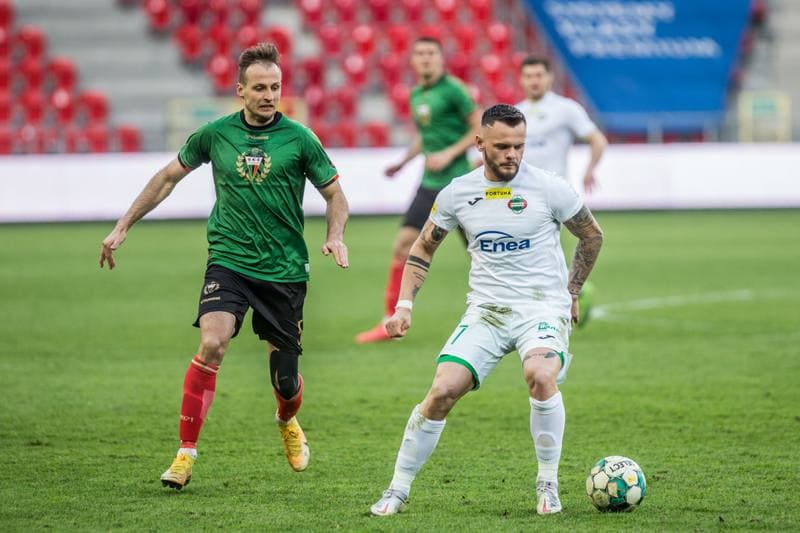 Football. Fortuna I Liga. GKS Tychy - Radomiak Radom. 20.04.2021