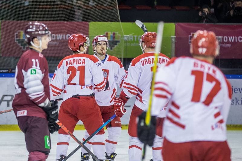 Ice Hockey. Three Seas Tournament. Poland - Latvia. 21.04.2021