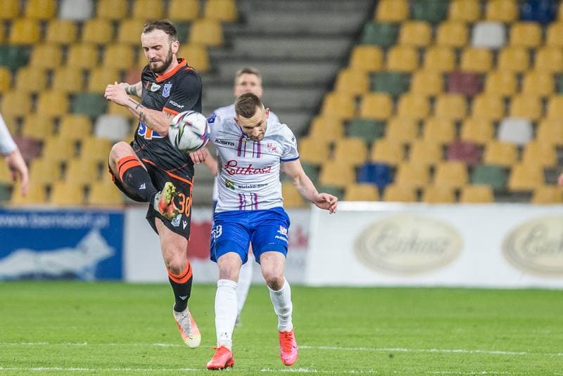 Football. PKO BP Ekstraklasa. Podbeskidzie Bielsko-Biala - Lech Poznan. 23.04.2021