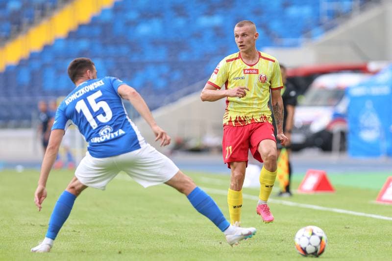 Football. Betclic I liga. Ruch Chorzow - Znicz Pruszkow. 28.07.2024