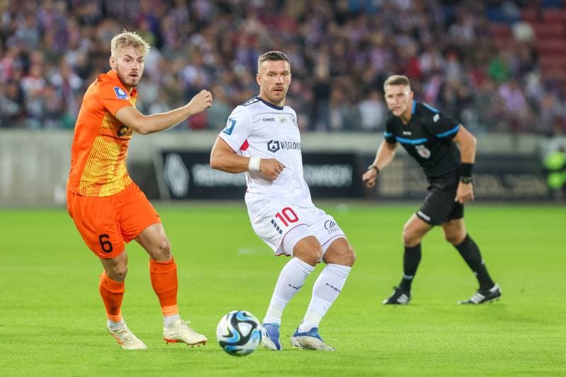 Football. PKO BP Ekstraklasa. Gornik Zabrze - Zaglebie Lubin. 02.10.2023