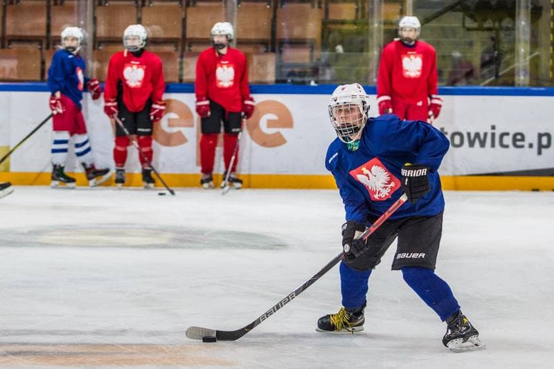 Ice Hockey. Poland national team. Training. 04.01.2022