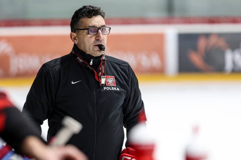 Ice Hockey. Poland national team. Training. 03.11.2024