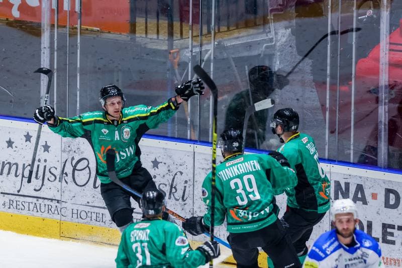 Ice Hockey. Tauron Hokej Liga. Re-Plast Unia Oswiecim - JKH GKS Jastrzebie. 29.10.2023