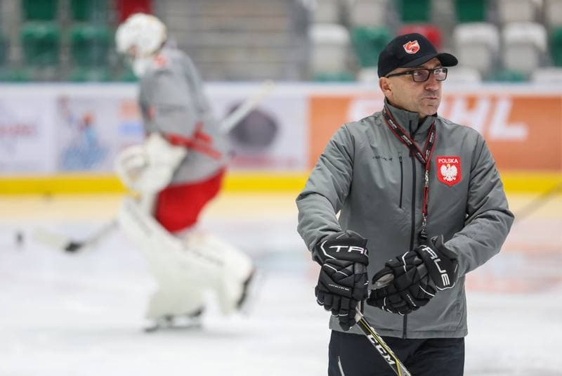 Ice Hockey. Poland national team. Training. 06.11.2023