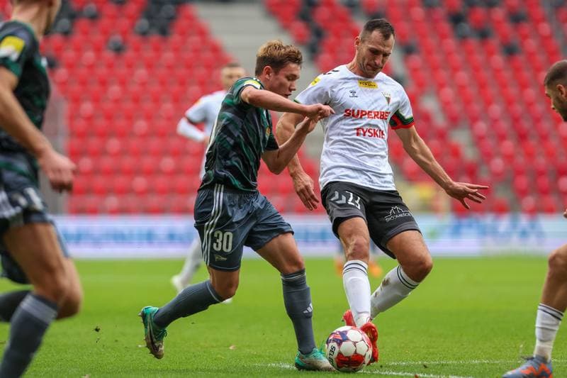 Football. Fortuna I Liga. GKS Tychy - Lechia Gdansk. 05.11.2023