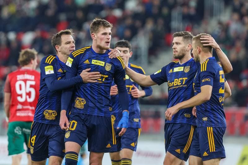 Football. Fortuna I Liga. Zaglebie Sosnowiec - Arka Gdynia. 12.11.2023