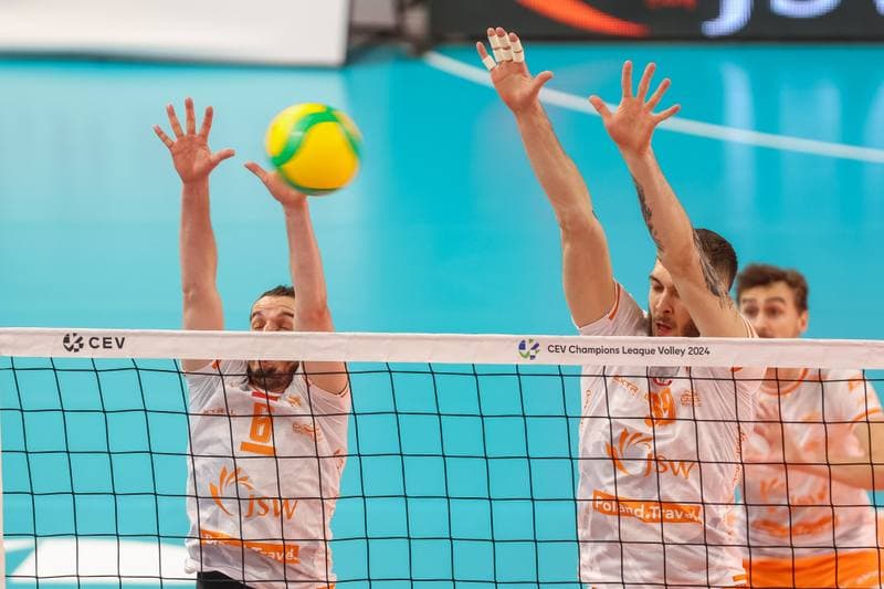 Volleyball. CEV Champions League. Jastrzebski Wegiel - Guaguas Las Palmas. 22.11.2023