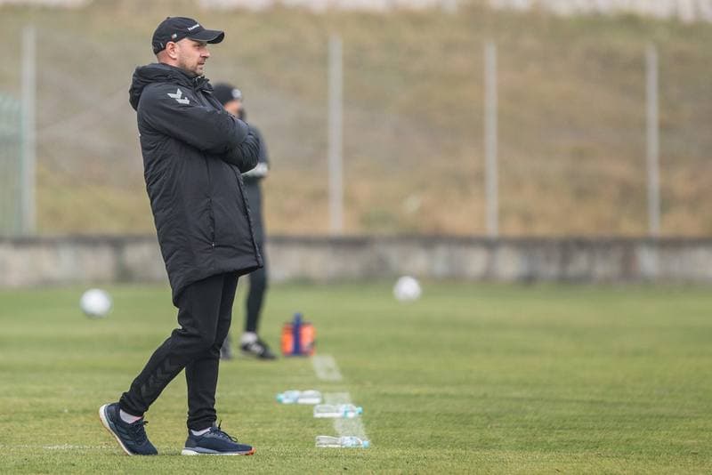 Football. Sparing. Zaglebie Sosnowiec - GKS Tychy. 13.11.2021
