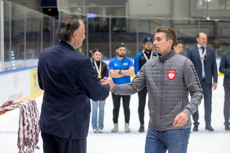 Ice Hockey. World Championship Division 1 Group B. Estonia - Ukraine. 01.05.2022