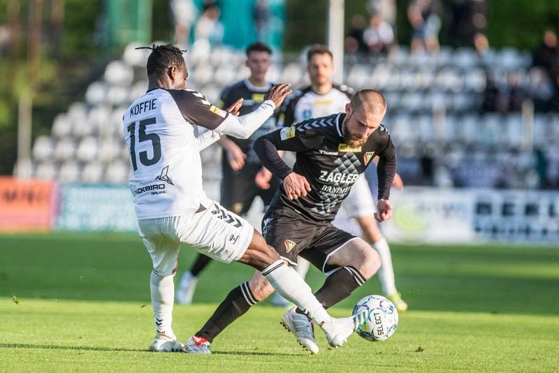 Football. Fortuna I Liga. Zaglebie Sosnowiec - Sandecja Nowy Sacz. 08.05.2022