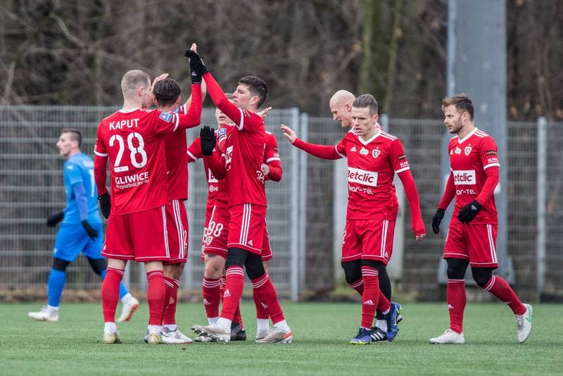 Football. Sparing. Piast Gliwice - LKS Goczalkowice Zdroj. 15.01.2022