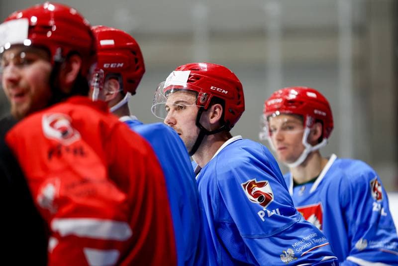 Ice Hockey. Poland national team. Training. 16.04.2024