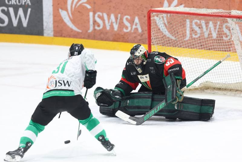Ice Hockey. Tauron Hokej Liga. JKH GKS Jastrzebie - GKS Tychy. 14.01.2024