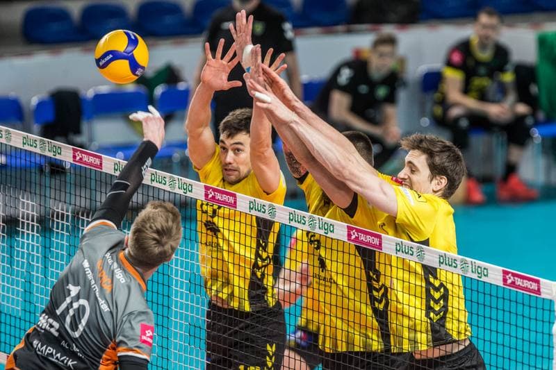 Volleyball. PlusLiga. GKS Katowice - Cuprum Lubin. 06.02.2022