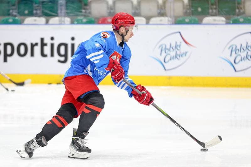Ice Hockey. Poland national team. Training. 30.04.2024