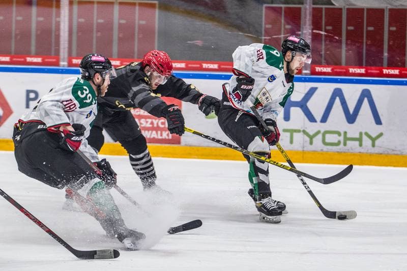 Ice Hockey. Polska Hokej Liga. GKS Tychy - Comarch Cracovia. 28.02.2022
