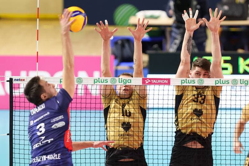 Volleyball. PlusLiga. GKS Katowice - Grupa Azoty ZAKSA Kedzierzyn-Kozle. 10.02.2024
