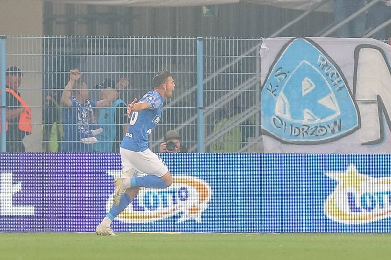 Football. PKO BP Ekstraklasa. Ruch Chorzow - LKS Lodz. 28.07.2023