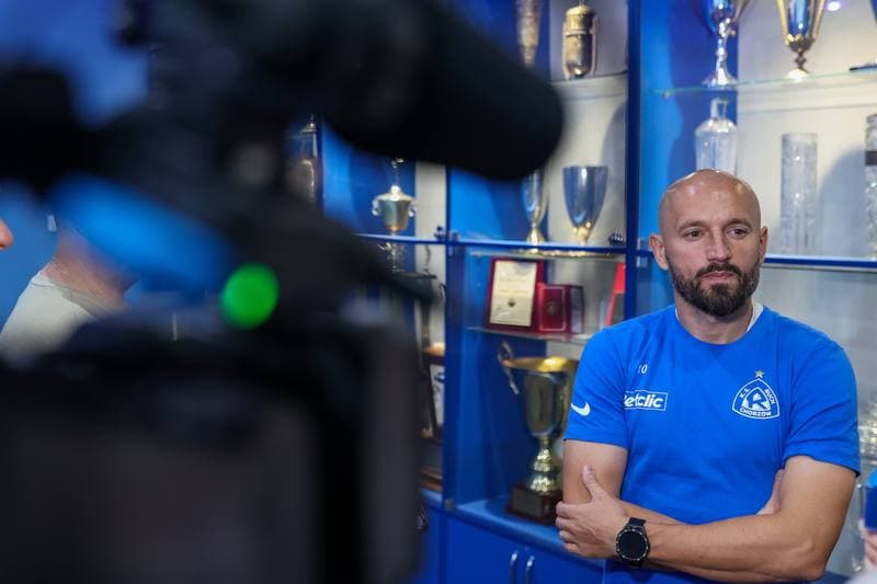 Football. Ruch Chorzow. Press Conference. 24.08.2023