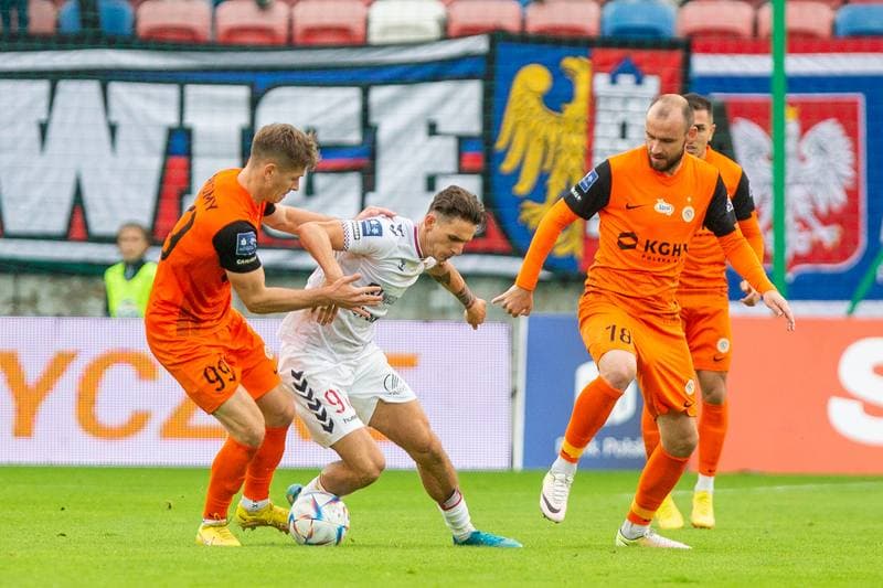 Football. PKO BP Ekstraklasa. Gornik Zabrze - Zaglebie Lubin. 01.10.2022