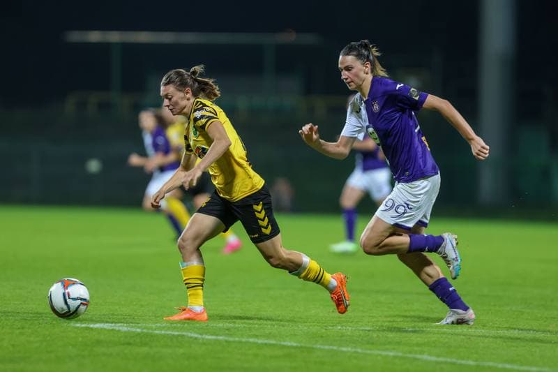 Football. UEFA Women's Champions League. GKS Katowice - RSC Anderlecht. 06.09.2023