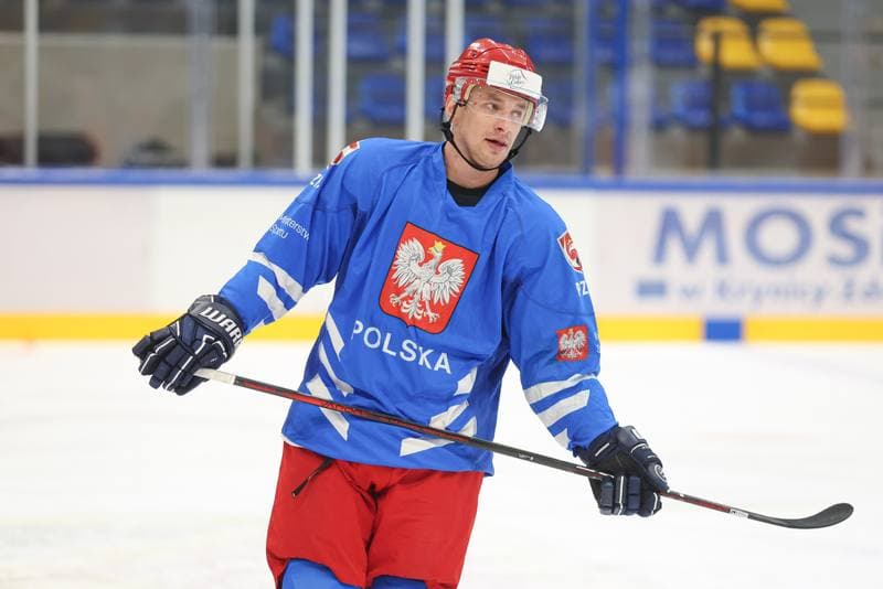 Ice Hockey. Poland national team. Training. 11.04.2024