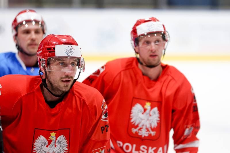 Ice Hockey. Poland national team. Training. 16.04.2024