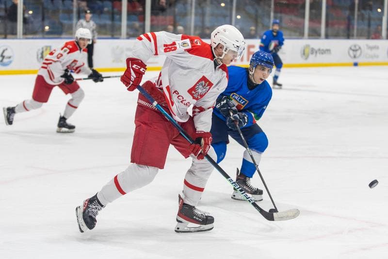 Ice Hockey. U20 World Championship Division 1B. Ukraine - Poland. 16.12.2022