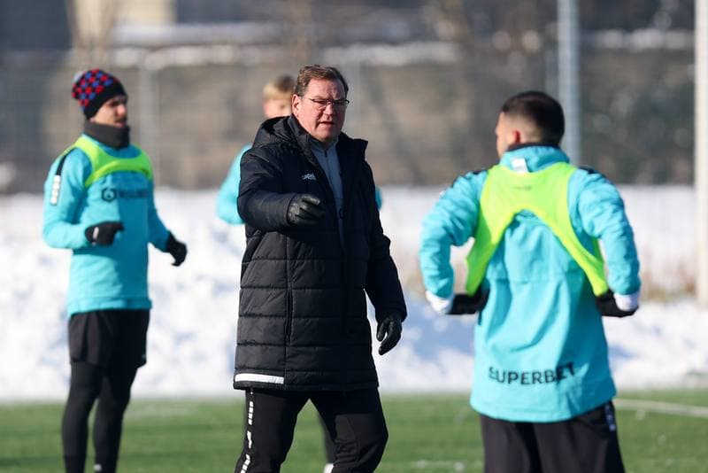 Football. Gornik Zabrze. Training. 10.01.2024