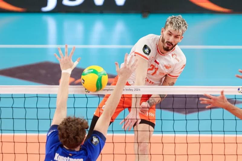Volleyball. CEV Champions League. Jastrzebski Wegiel - SVG Luneburg. 17.01.2024
