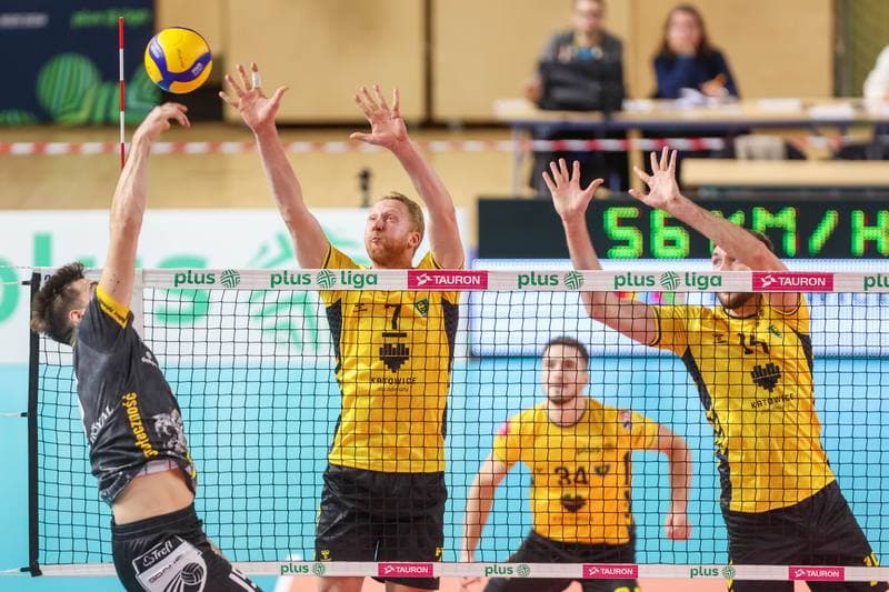 Volleyball. PlusLiga. GKS Katowice - Trefl Gdansk. 22.10.2023