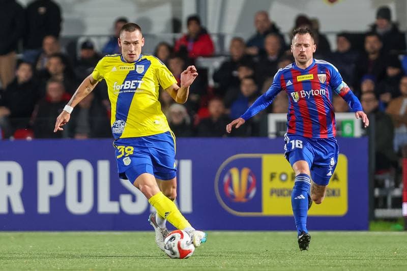 Football. Fortuna Puchar Polski. Polonia Bytom - Arka Gdynia. 08.11.2023