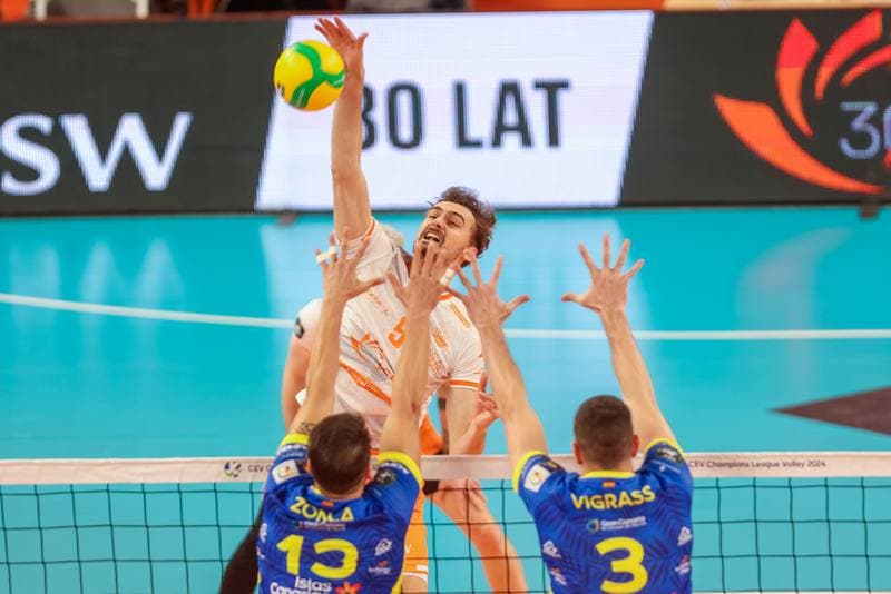 Volleyball. CEV Champions League. Jastrzebski Wegiel - Guaguas Las Palmas. 22.11.2023