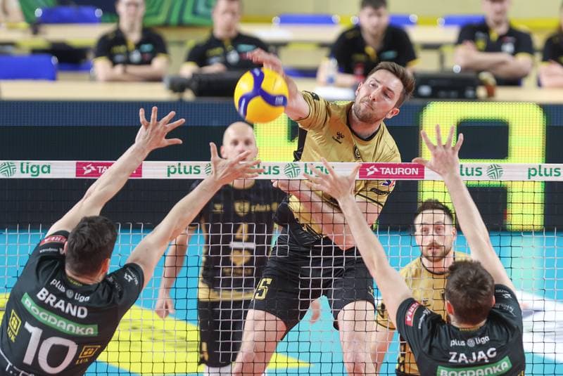 Volleyball. PlusLiga. GKS Katowice - Bogdanka LUK Lublin. 08.04.2024