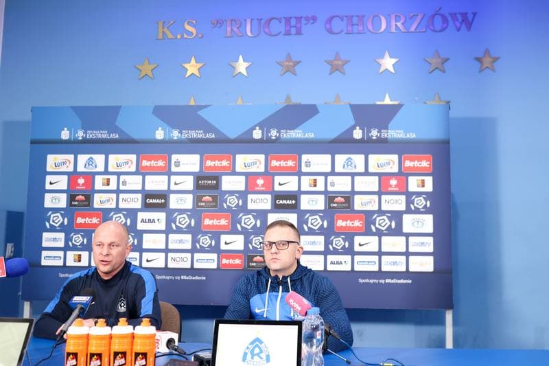 Football. Ruch Chorzow. Press Conference. 08.01.2024