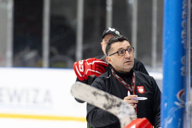 Ice Hockey. Poland national team. Training. 24.04.2024